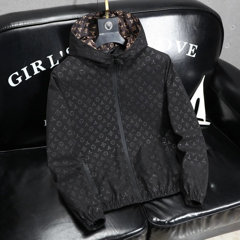LOUIS VUITTON Men's trendy thin hooded jacket